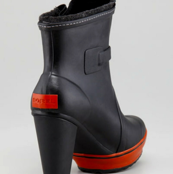 Sorel heeled rain boots Clearance